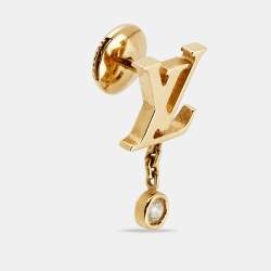 مملوكة مسبقًا قرط واحد لوي فيتون إيدلي بلوسوم ألماس ذهب أصفر عيار 18