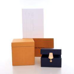 مملوكة مسبقًا Louis Vuitton 18K Yellow Gold Diamond Blossom Pendant Chain Necklace