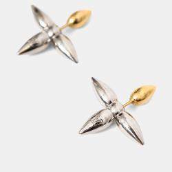 مملوكة مسبقًا أقراط لويس فيتون لويسيت لون ذهبي/فضي