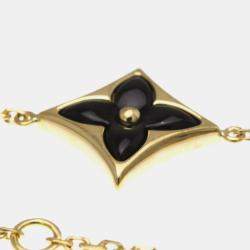 Pre Owned سوار لويس فيتون ستار بلوسوم ذهب أصفر 18 قيراط ألماس أونيكس طابع أونيكس