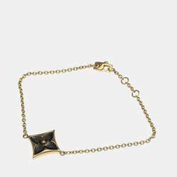 Pre Owned Louis Vuitton Color Blossom Star Pink Gold 18K Mother Of Pearl Charm Bracelet Pink Gold