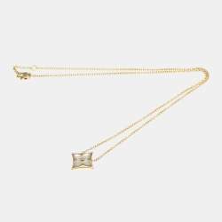 مملوكة مسبقًا قلادة لويس فويتون ستار بلوسوم ذهب وردي 18 قيراط مع لؤلؤة أم في قلادة ذهب وردي