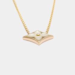 مملوكة مسبقًا قلادة لويس فويتون ستار بلوسوم ذهب وردي 18 قيراط مع لؤلؤة أم في قلادة ذهب وردي