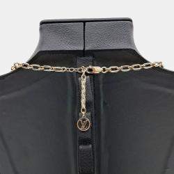 Pre Owned Louis Vuitton Lockme Gold Necklace