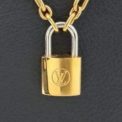 Pre Owned Louis Vuitton Lockme Gold Necklace