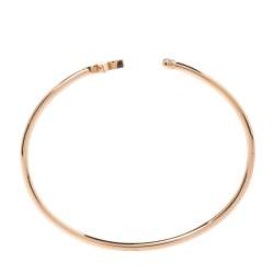 Louis Vuitton Idylle Blossom Diamond 18K Rose Gold Twist Cuff Bracelet