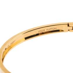 Louis Vuitton Empreinte 18K Yellow Gold Bangle Size Medium 16