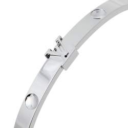 Louis Vuitton Empreinte 18K White gold Bangle 18
