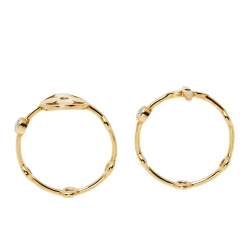 Louis Vuitton Monogram Idylle Blossom Diamond 18k Yellow Gold Set of Two Rings Size 57