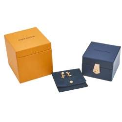 Pre Owned Louis Vuitton Idylle Blossom Diamond 2 Single Stud Earrings
