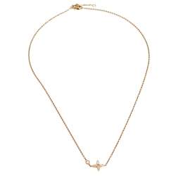 Pre Owned  Louis Vuitton Idylle Blossom Diamond 18K Rose Gold Pendant Necklace