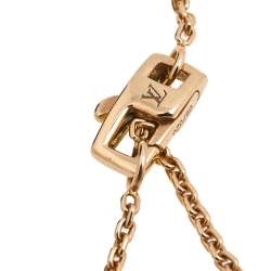 Pre Owned  Louis Vuitton Idylle Blossom Diamond 18K Rose Gold Pendant Necklace