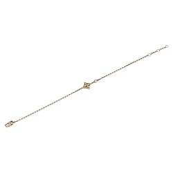 Pre Owned Louis Vuitton Idylle Blossom Diamond 18K Yellow Gold Bracelet