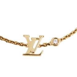 Louis Vuitton Idylle Blossom Diamond 18K Yellow Gold Bracelet