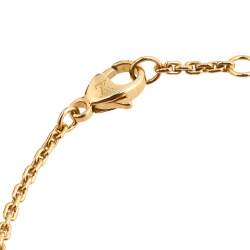 Louis Vuitton Idylle Blossom Diamond 18K Yellow Gold Bracelet
