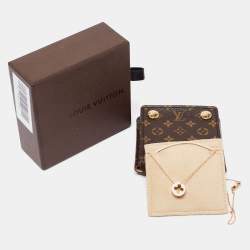 Louis Vuitton Empreinte Diamond 18k Rose Gold Pendant Necklace