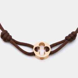 Louis Vuitton 18k Rose Gold Empreinte Bracelet on Cord – I MISS YOU VINTAGE