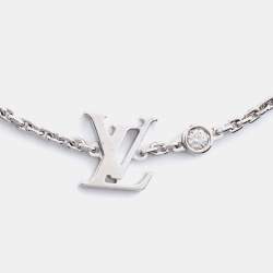 Louis Vuitton Idylle Blossom Diamiond 18k White Gold Bracelet