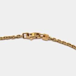 Louis Vuitton Evil Eye Multi Gemstone 18k Yellow Gold Pendant Necklace