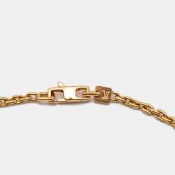 Louis Vuitton Evil Eye Multi Gemstone 18k Yellow Gold Pendant Necklace