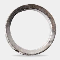 Louis Vuitton Empreinte Diamonds 18k White Gold Small Ring Size 53