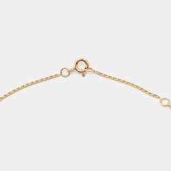  Louis Vuitton Volt One Diamond 18k Yellow Gold Small Model Necklace