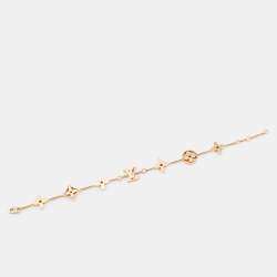 Shop Louis Vuitton Idylle blossom lv bracelet, yellow gold and diamond  (Q95561, Q95561) by MUTIARA