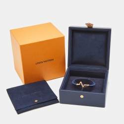 Louis Vuitton LV Volt Upside Down Play 18k Rose Gold Large Model Cord Bracelet