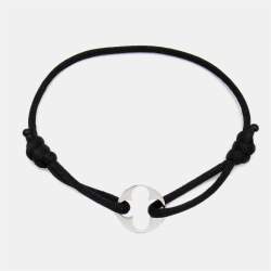 Louis Vuitton Empreinte 18k White Gold Cord Bracelet