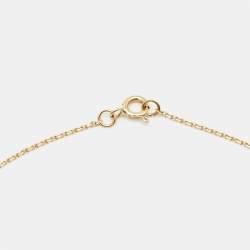 Louis Vuitton BB Blossom Star Onyx Diamond 18k Yellow Gold Necklace