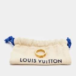 Louis Vuitton Empreinte 18k Yellow Gold Ring Size 52