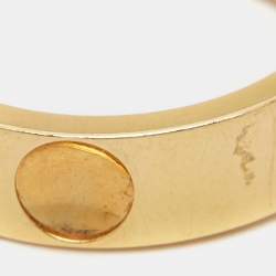 Louis Vuitton Empreinte 18k Yellow Gold Ring Size 52