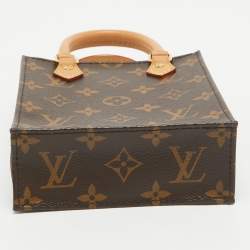 Louis Vuitton Monogram Canvas Petit Sac Plat Bag