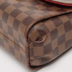 Pre Owned Louis Vuitton Damier Ebene Canvas Croisette Bag