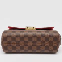 Pre Owned Louis Vuitton Damier Ebene Canvas Croisette Bag