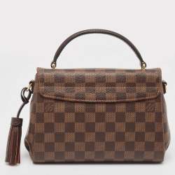 Pre Owned Louis Vuitton Damier Ebene Canvas Croisette Bag