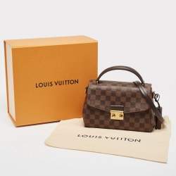 Pre Owned Louis Vuitton Damier Ebene Canvas Croisette Bag