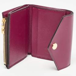 Louis Vuitton Red Monogram Canvas Zoe Wallet