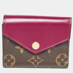Louis Vuitton Red Monogram Canvas Zoe Wallet