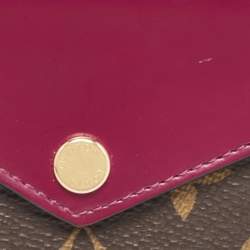 Louis Vuitton Red Monogram Canvas Zoe Wallet
