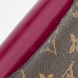 Louis Vuitton Red Monogram Canvas Zoe Wallet