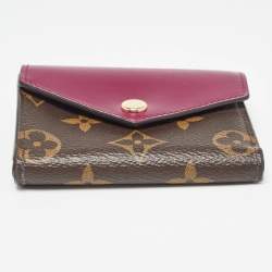 Louis Vuitton Red Monogram Canvas Zoe Wallet