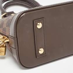 Pre Owned Louis Vuitton Damier Ebene Canvas Alma BB Bag
