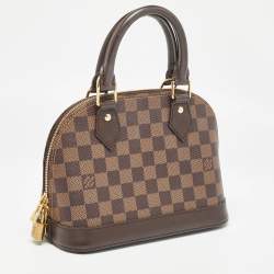 Pre Owned Louis Vuitton Damier Ebene Canvas Alma BB Bag