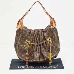 Pre Owned Louis Vuitton Monogram Canvas and Leather Limited Edition Kalahari GM Bag