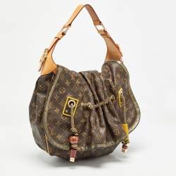 Pre Owned Louis Vuitton Monogram Canvas and Leather Limited Edition Kalahari GM Bag