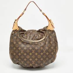 Pre Owned Louis Vuitton Monogram Canvas and Leather Limited Edition Kalahari GM Bag