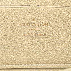 Louis Vuitton Brown Monogram Giant Empreinte Clemence Zippy Wallet