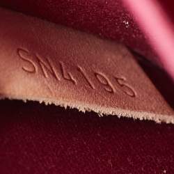 Pre Owned Louis Vuitton Magenta Monogram Vernis Alma BB Bag