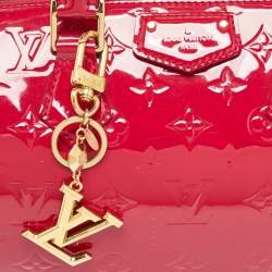 Pre Owned Louis Vuitton Rose Pop Monogram Vernis Montana Bag